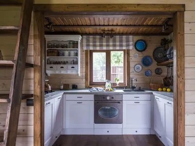 Маленький дачный домик с оригинальными окнами в Швеции 〛 ◾ Фото ◾ Идеи ◾  Дизайн