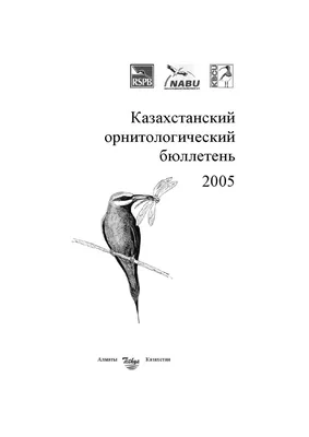 Казахстанский орнитологический бюллетень 2005 by Dmitriy Denisov - Issuu