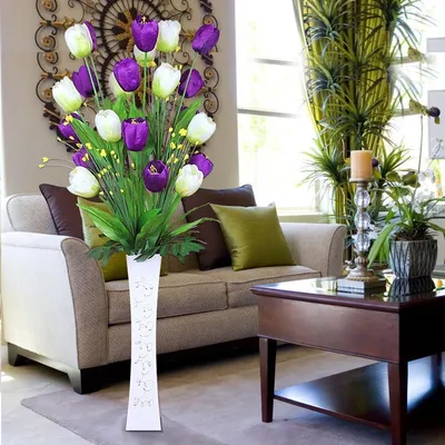 Декоративные цветы в горшке, украшение для дома, офиса (ID#176842812),  цена: 29 руб., купить на Deal.by