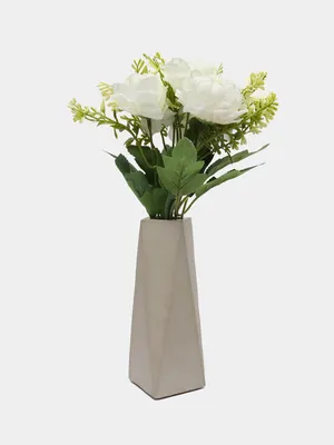 Купить Искусственные цветы для декора в кашпо/Искусственные растения для  интерьера дома/Композиция в горшке из гипса/\"финик\" для комнаты по выгодной  цене в интернет-магазине OZON.ru (961855350)