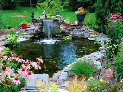 Искусственные водоемы в ландшафте сада | Садовый центр Ландарт