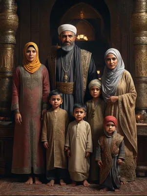 Очаровательная Мусульманская Семья — стоковые фотографии и другие картинки  Ислам - Ислам, Милый, Младенец - iStock