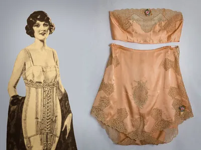Панталоны-шорты, бюстгальтеры и корсеты 1920-х | Модная лавка 19 века | Дзен