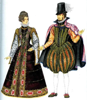Костюм Испании эпохи Возрождения (15-16 века) | Мода эпохи королевы  елизаветы, Европейская мода, Всегда актуальная мода