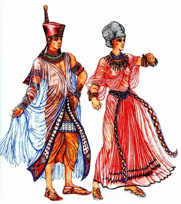 Костюм Древнего Египта | Средневековая одежда, Историческая мода, Азиатская  одежда