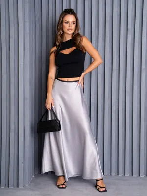 Плиссированная шифоновая юбка для женщин, длинные сетчатые юбки с высокой  талией, летняя трапециевидная юбка, корейская мода, элегантные женские длинные  юбки с оборками | AliExpress