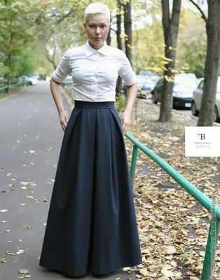 Юбка из габардина (45 фото): длинная в пол, модели и фасоны, солнце,  татьянка, в складку | Женские юбки, Длинные макси юбки, Длинные юбки