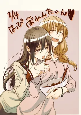 World of Our Fantasy | Yuri manga, Yuri anime girls, Yuri anime