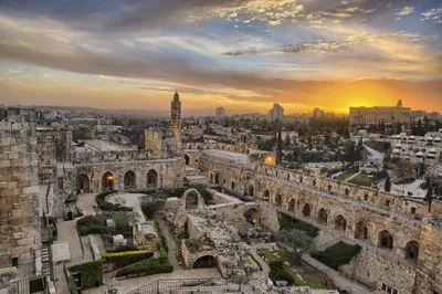 Старый город Иерусалим и Палестина. Израиль.