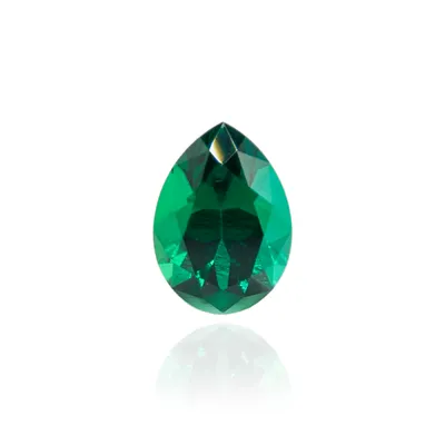 Кольцо с зеленым бериллом «Изумруд», огранка