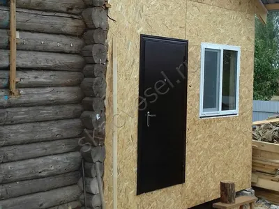 Каркасная пристройка к деревянному дому - Простор