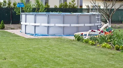 ✓ Каркасный пластиковый бассейн для дачи и дома - ?Все о бассейнах,  аквапарках и фонтанах ⚜⚜⚜