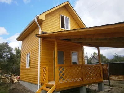 Каркасные дома с террасой под ключ | Проекты с ценами и планировками