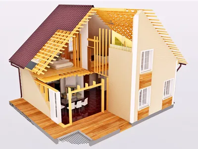 Дачный домик-пошаговая технология строительства