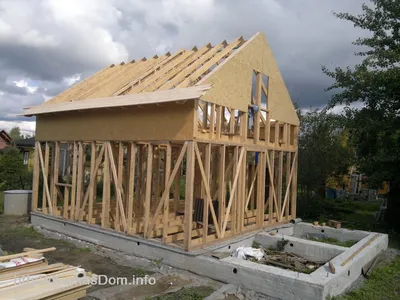 Строительство каркасного дома своими руками от проекта до отделки