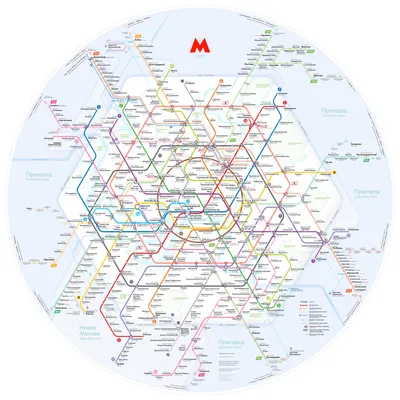 Об официальной схеме московского метро от сентября 2023 года