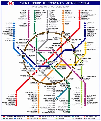 Схема московского метро Ильи Бирмана (2007...2012)