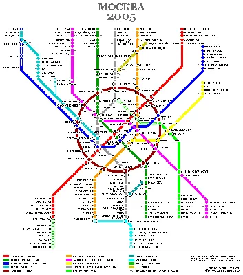 Опубликована схема Московского метро 2030 года - Российская газета