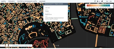 Интерактивная карта возраста домов Петербурга | Пикабу