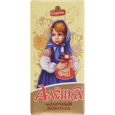 Milky Chocolate Alenka Imported Russian Sweets Candy Food Grocery Gourmet  Bars [1 Chocolate Bar] - Walmart.com
