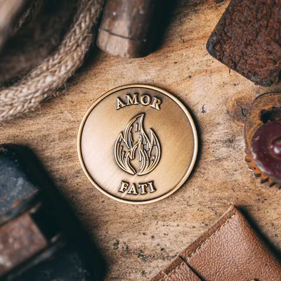 Amor Fati Stoic Medallion - Stoic Store UK