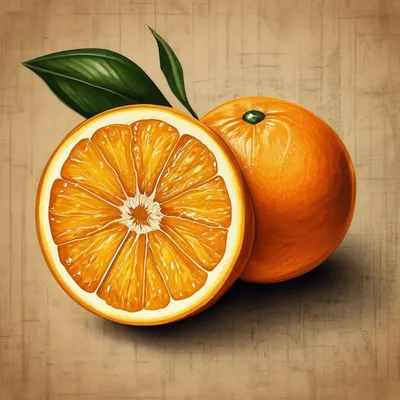 Foto Stock Сладкий апельсин. Апельсин в разрезе | Adobe Stock
