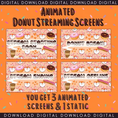 A Dozen Donuts Twitch Badges Cute Pixel Art Sub/bit Twitch Badges - Etsy
