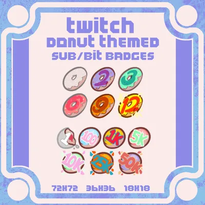 donut emote for twitch - Duckie's Ko-fi Shop - Ko-fi ❤️ Where creators get  support from fans through donations, memberships, shop sales and more! The  original 'Buy Me a Coffee' Page.