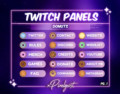 Gotchooz | Emote Artist | COMMISSION OPEN on X: \"Here are some donut badges  now available in my shop! These premade badges are $10 can be used for  Twitch/Mixer/Discord! Buy: https://t.co/fJfIV44VX0 #donutbadges #