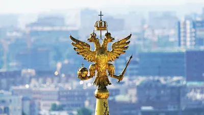 Герб Российской империи заметили на Софии Киевской - фото | РБК Украина
