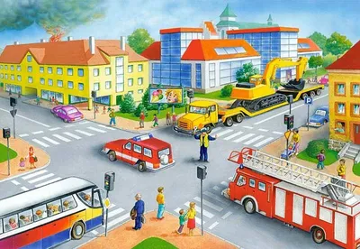 Cartoon Happy Funny Scene Middle City Different Usage Illustration Children  Stock Photo by ©illustrator_hft 375293192