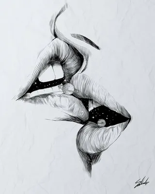 красивые картинки :: золотая рыбка :: поцелуй :: губы / картинки, гифки,  прикольные комиксы, интересные статьи по теме.