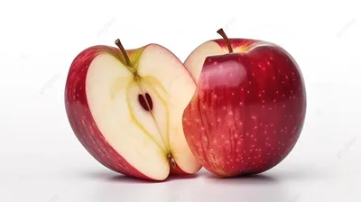 Красное яблоко, изолированное от белого Стоковое Фото - изображение  насчитывающей сок, бело: 158236922