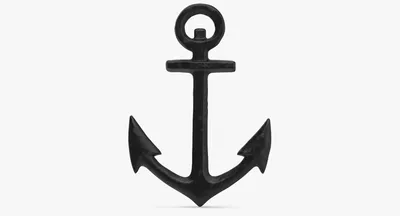 ОптимаБизнес Ожерелье на шею Якорь корабля морская тематика моряку море