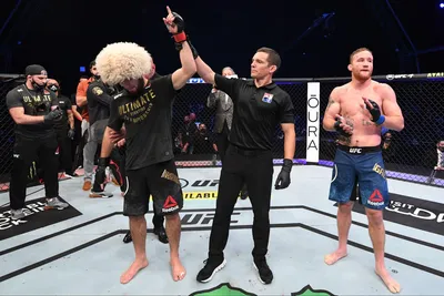 Хабиб Нурмагомедов защитил титул чемпиона UFC в третий раз - Чемпионат