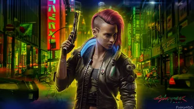 Картина по номерам \"Девушка с автоматом Киберпанк - Cyberpunk\" (40х50) (id  110957217) купить в Казахстане, цена на Satu.kz