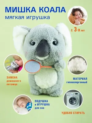 Игрушка Auby Коала для засыпания 40740 купить по цене 3499 ₽ в  интернет-магазине Детский мир