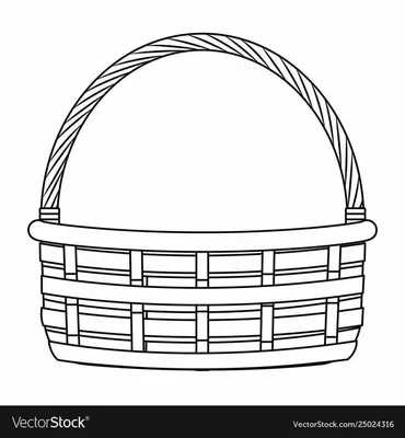 Корзина с цветами - рисунки и картинки для детей и взрослых.