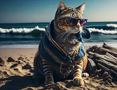 Кот в очках и кепке (26 фото) | Очки, Кепка, Кот