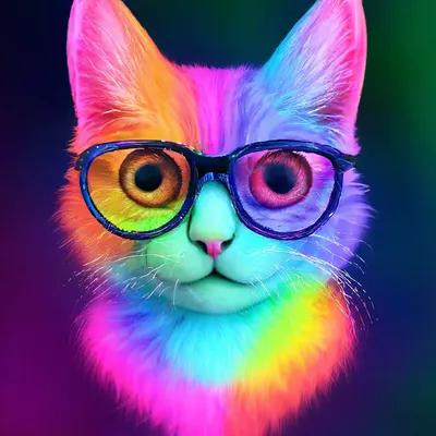 Просто кот в очках | Пикабу