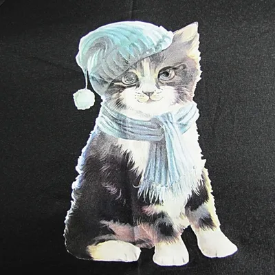 шапка из кота :: котэ (прикольные картинки с кошками) / смешные картинки и  другие приколы: комиксы, гиф анимация, видео, лучший интеллектуальный юмор.