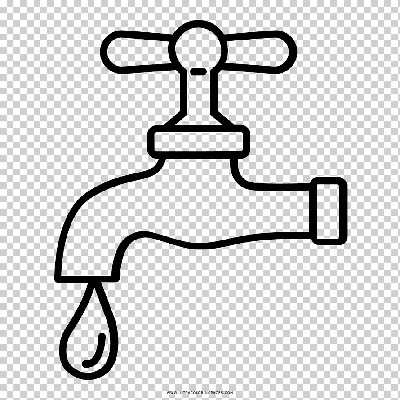 Water faucet isolated on white vector Stock Vector by ©andegraund548  64060845