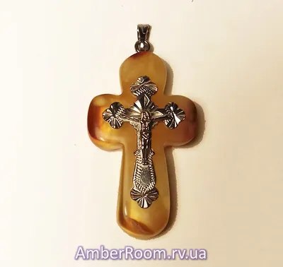 Женский золотой декоративный крестик Алькор 35268-100 с бриллиантом —  купить в AllTime.ru — фото