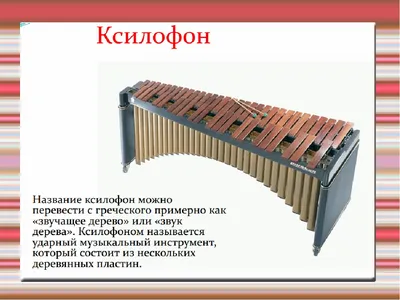 Ксилофон диатонический Ля мажор (12 пластин, на низком резонаторе, ель) –  Мастерская Сереброва