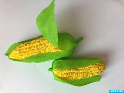 Как слепить кукурузу из пластилина. Пошаговая инструкция для детей с фото.  | Лепим с Таней | Дзен