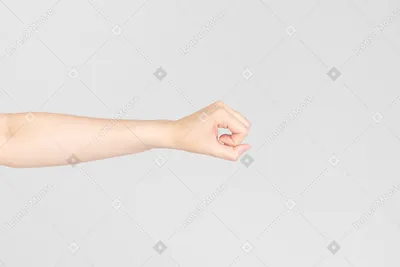 Сжатый кулак, символ прочности и насилие, изолированный на Wh Стоковое  Изображение - изображение насчитывающей кавказско, рука: 81090619