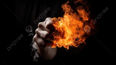 Кулак человека горит огнем, горящий мужской кулак, Hd фотография фото,  пламя фон картинки и Фото для бесплатной загрузки