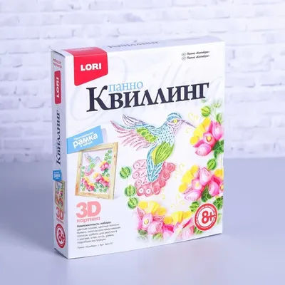 Квиллинг-панно Колибри | AliExpress