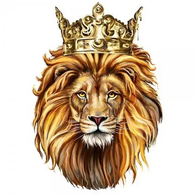 Картинка лев с короной - 65 фото