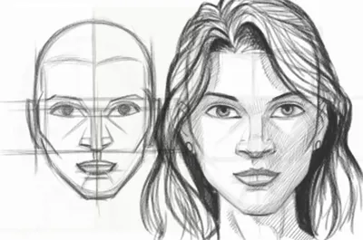Как нарисовать человека в профиль 😮 | Рисование для начинающих 🖌️ | Дзен